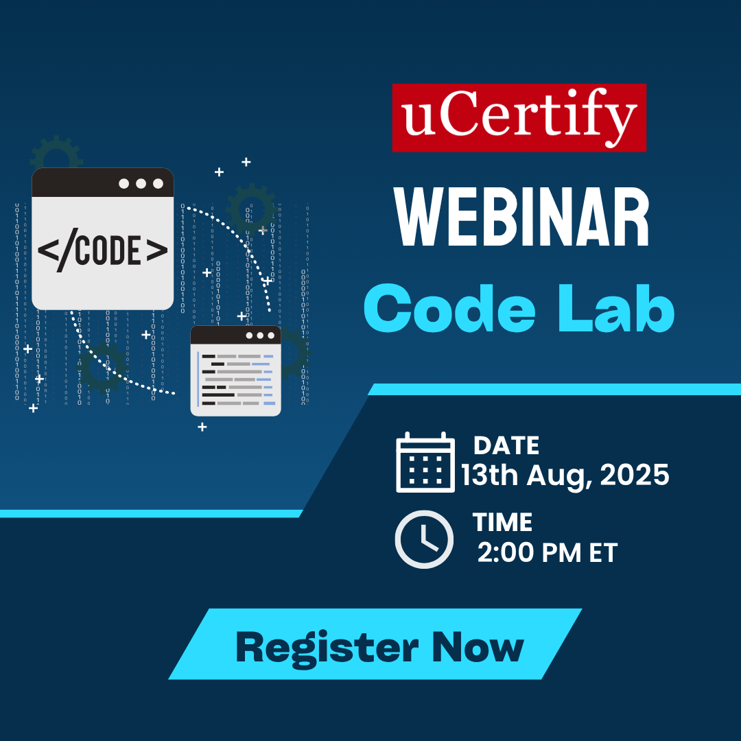 uCertify Code Lab Webinar